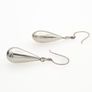 925 Vintage Sterling Silver Teardrop Earrings Image 6