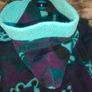 Vintage Polertec Winter purple and blue hooded zip up fleece Image 3