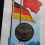 USSR Gorbachev in Germany first day coin stamps cover 1989 Image 6