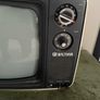 Vintage Walthams Portable Black and White TV Image 2