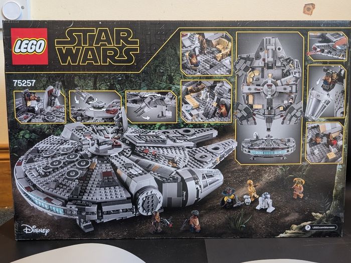 Lego 75257 Star Wars Millennium Falcon Open box New