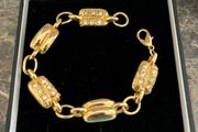 Gold tone bracelet