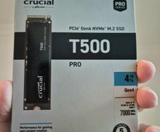 Crucial T500 SSD, 4TB, new!