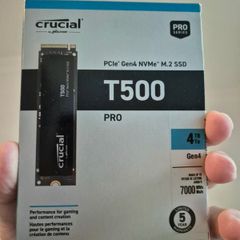 Crucial T500 SSD, 4TB, new!