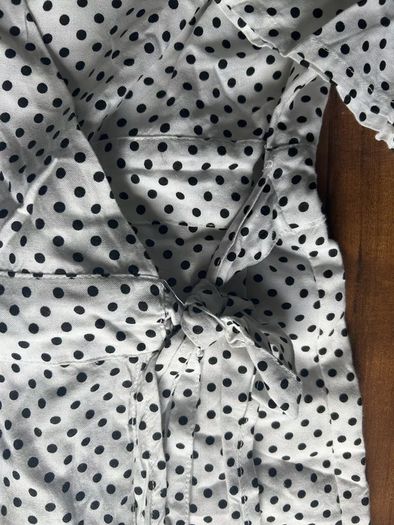 Karen Millen White Polka Dot Wrap Dress