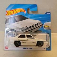 Proton Saga White Hotwheels