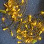 Golden Christmas Lights Image 5