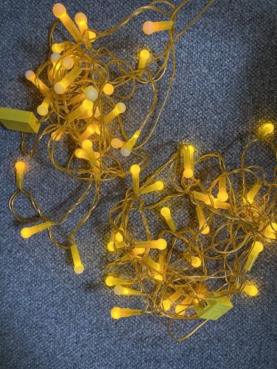 Golden Christmas Lights