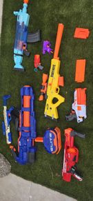 NERF gun bundle includes NERF titan