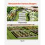 Steel Landscape Edging 5 Packs 39 x 4in Rust-Resistant for Yard Dark Gray Image 4