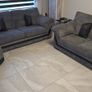 Zana 3&2 sofas Grey plus 2 console. Tables Image 6