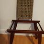 Mid Century woven stool. Image 6