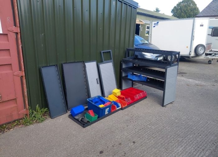 Van Shelving system for Trafic, Transit etc