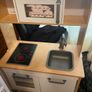 Child play house & kitchen ' but the play house does need a small bit put back on as  a pice came of it when I over lift it Image 5