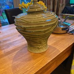 vase with lid