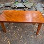Mid-Century Teak Parquet/Checkerboard Coffee Table ((970s) 84cm Image 2