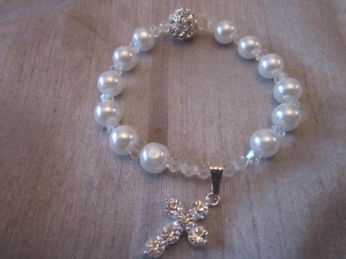 Christening And Flower Girl Bracelets.