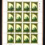 2000 Ireland Christmas Commemorative Stamp Sheet (Plate 38c 1A, 41c 1A & 57c 1B) Fine CDS Used on envelope with clear Dublin Steele Cancel Image 4