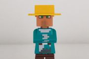 LEGO Minifigure Minecraft - Snow Villager min115 from set 21184 The Bakery