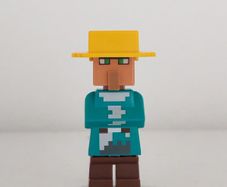 LEGO Minifigure Minecraft - Snow Villager min115 from set 21184 The Bakery
