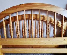 Bed with mattress