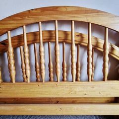 Bed with mattress