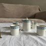 Beautiful and Rare Antique Aynsley Coffee set  Coffee pot and 4 coffee cups - Bone China produced before 1900s for Alfred B Pearce and Co in England Image 9