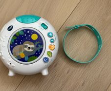VTech Baby Sleepy Sloth Cot Light, with Colourful Light Pattern Projection, Nature Sounds & Soothing Lullabies