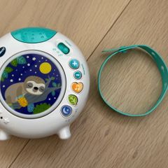 VTech Baby Sleepy Sloth Cot Light, with Colourful Light Pattern Projection, Nature Sounds & Soothing Lullabies