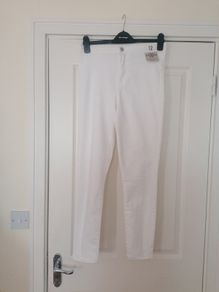 NEW White High Waist Jeans