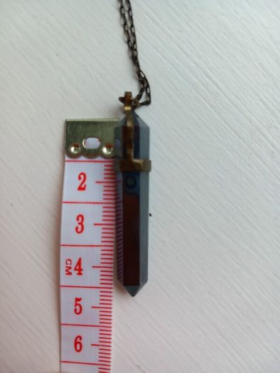 Pyrite crystal necklace