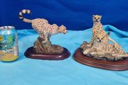 Cheetah Sculpture Set