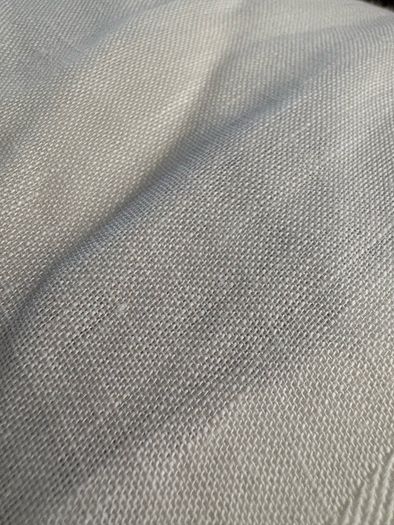 11 metres of 100% linen double width or 22metres of single width  herringbone stripe fabric