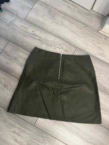 leather skirt