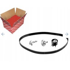 Timing belt with tensioner for 1.5 DCI engines