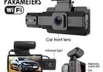 Wifi Hidden Car Dash Cam DVR Full HD Dash Mini Camera Dual Lens Video Recorder