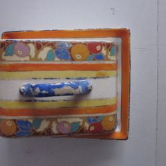 Vintage Britannia Pottery Covered Butter Dish c.1920