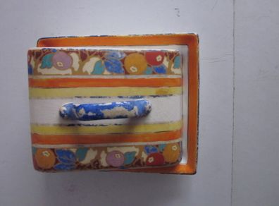 Vintage Britannia Pottery Covered Butter Dish c.1920