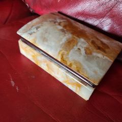 very heavy solid jewellery box.