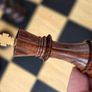 Queen's Gambit chess board and Zagreb pieces Image 7