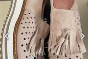 Marccain beige chunky sole shoes size 39