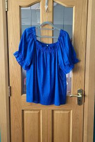 Brand new blue summer top, Size 22