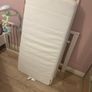 white cot with mattress Image 4