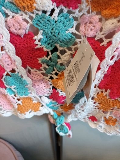 Hand crochet girls shrug