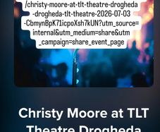 Christy Moore tickets Drogheda