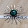 Vintage Sterling Silver Eilat Stone Modernist Brooch Image 4