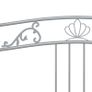Sofa Bed Frame Grey Metal 90x200 cm Image 8