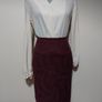 Dorothy Perkins Burgundy Occasion Skirt Image 3