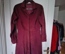 Burgundy Chord Dress