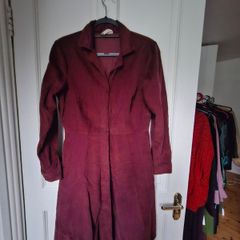 Burgundy Chord Dress